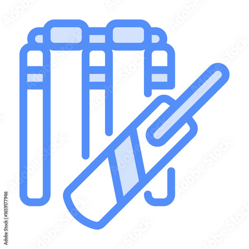 wicket icon with linear color style