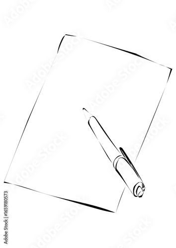 Papier und Stift