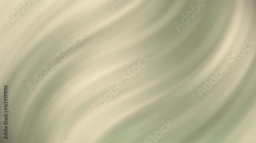 abstract  a gentle, flowing gradient of soft cream and muted green, a tranquil and smooth wavy motion. It is ideal for use as a calming backdrop, a decorative element, or a contemporary design asset.