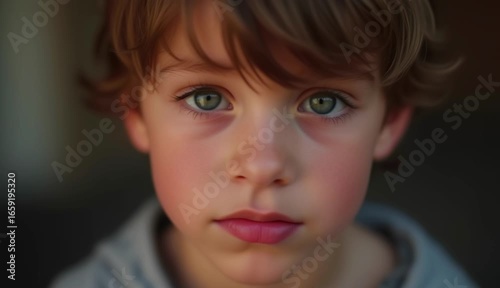 Curious Look – Boy’s Facial Expression