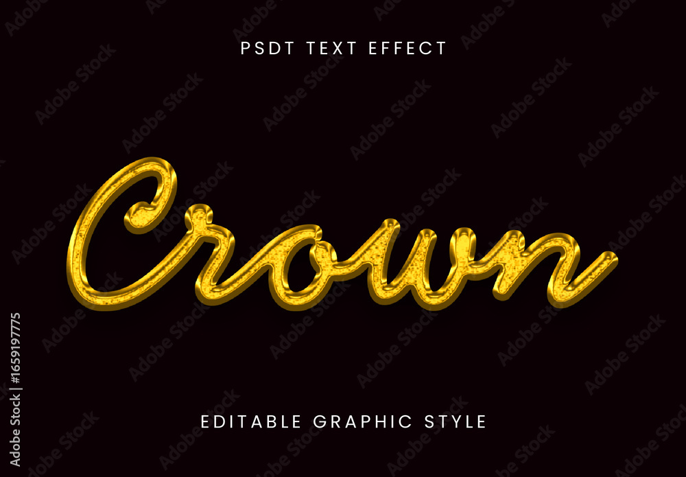 Gold Embossed Script Font Shiny Metallic Cursive Text Effect Stock ...