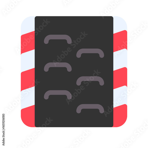 grid icon with flat style