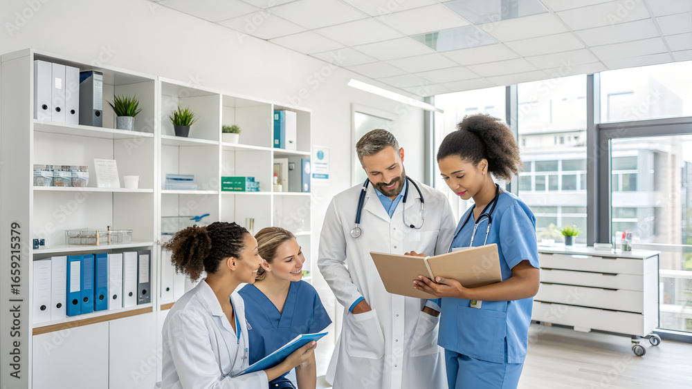 Obraz premium portrait of a medical team