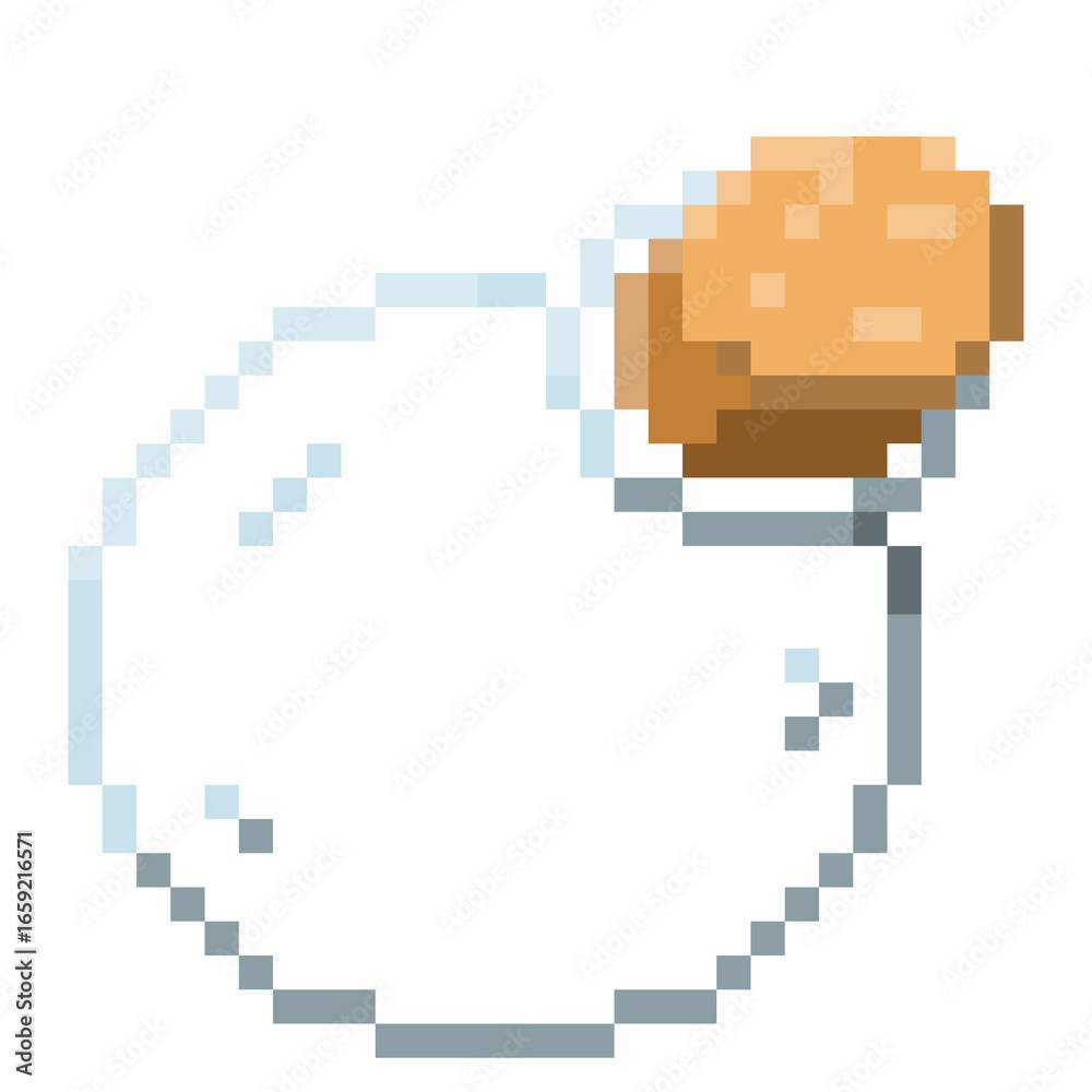 Obraz premium Potion Halloween asset 2d 32 x 32 pixel art 