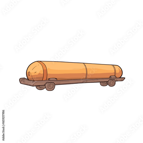 Illustration of a fuel tank 