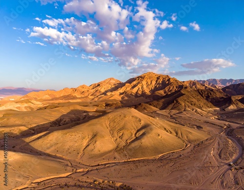 Scenic desert mountain landscape