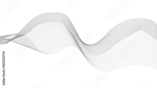 Abstract wave element for design. Digital frequency track equalizer. Abstract Gray Wave Lines Background Design.
