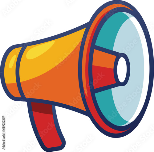 A device megaphone loudspeaker object sound device announce