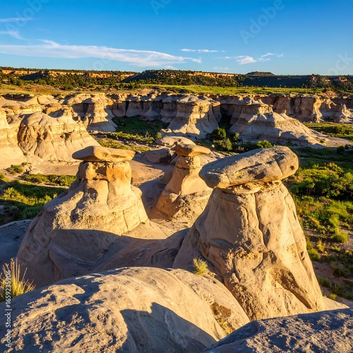 Scenic landscape, unique rock formations