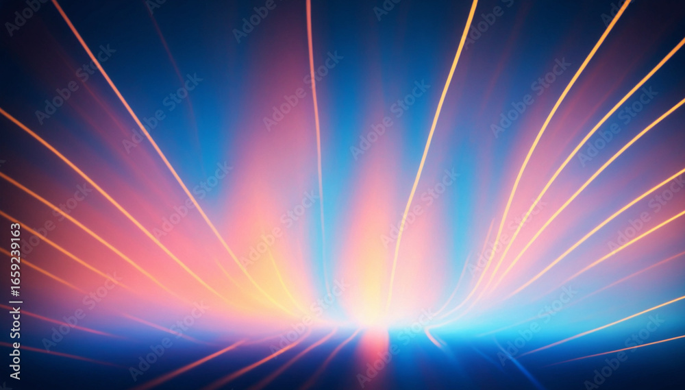 Obraz premium abstract glowing light lines background