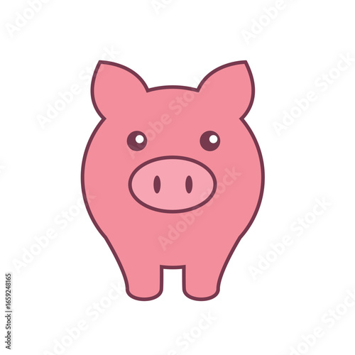 Piggy Bank Money Savings Vector Illustration