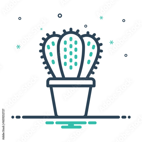 Mix icon for cactus