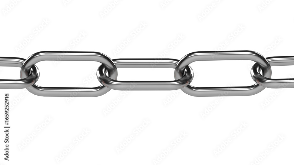 Obraz premium metal chain link