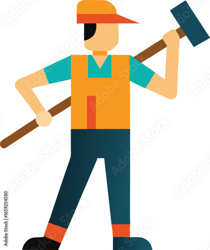 Worker in uniform with wrench repairing and servicing air conditioner
