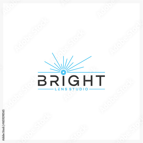 Bright Lens Studio Modern Logo Design