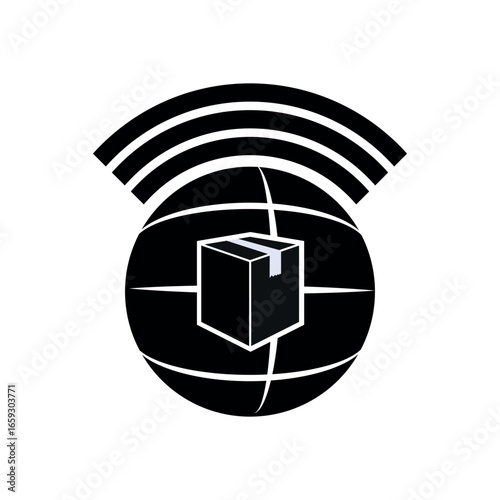 Online Business Icon. Trade Technology,  E Commerce Symbol.