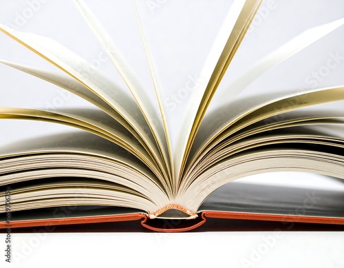 Open book, pages spread wide