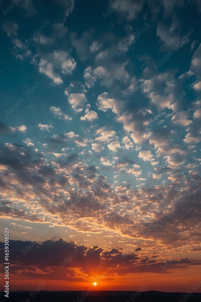 Fototapeta premium sunset over the sea