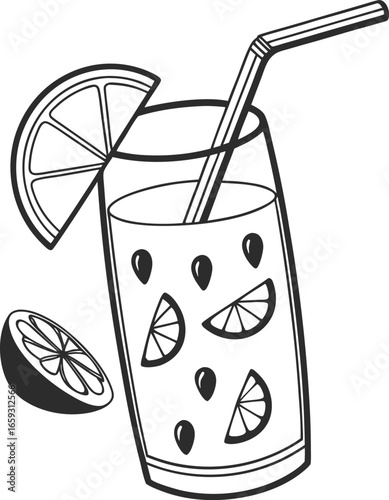 glass of lemonade