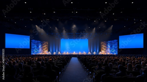 Spectacular Event Stage Design Immersive Lighting and Large Screens for Conferences and Shows