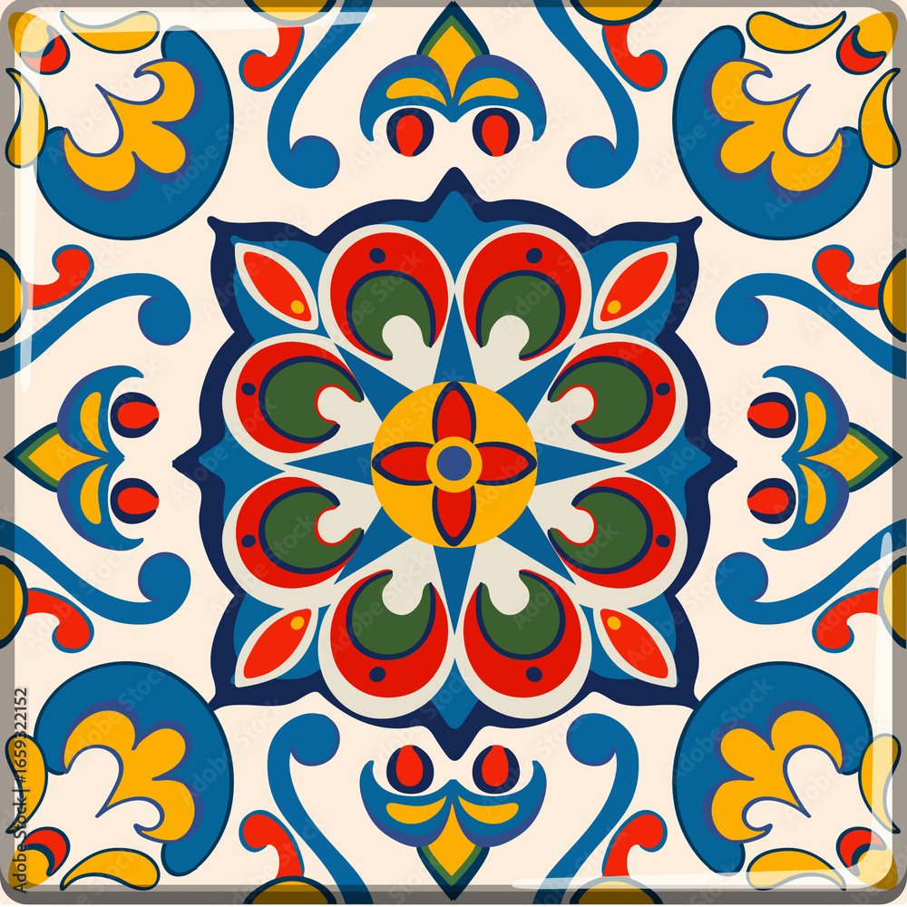 Fototapeta premium seamless floral background