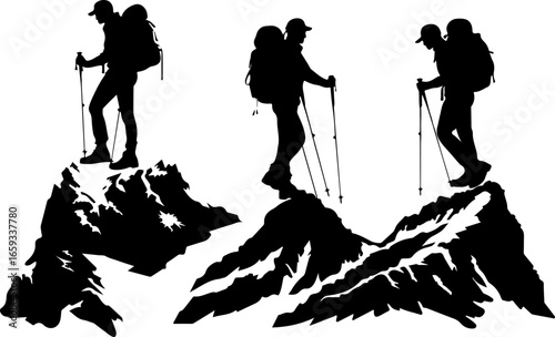 "Summit Seeker: Journey Through the Peaks"