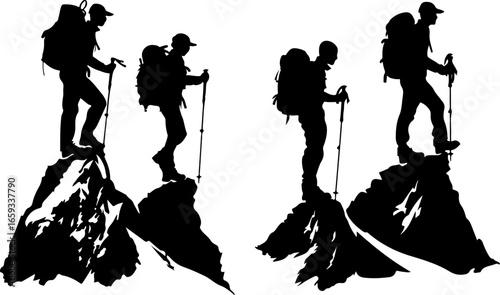 "Summit Seeker: Journey Through the Peaks"
