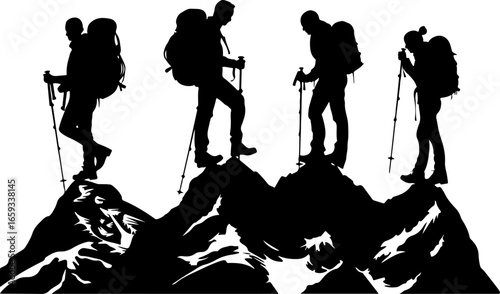 "Summit Seeker: Journey Through the Peaks"