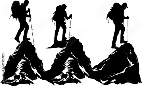"Summit Seeker: Journey Through the Peaks"