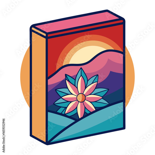 open box with fire