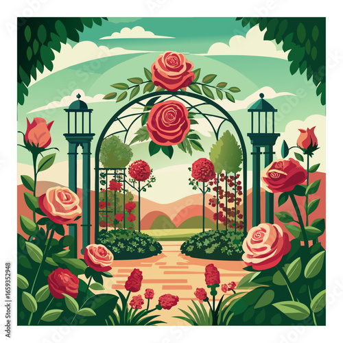 flowers in the garden