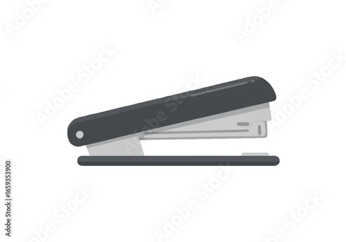 Sleek Black Stapler Office Supplies Stationery Business