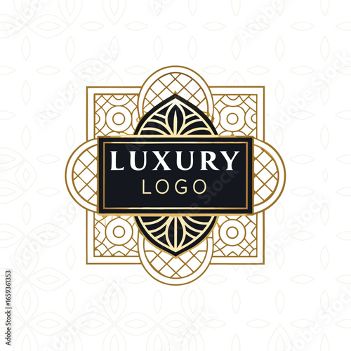 Luxury logo set. Crest logo element, Crown, Wing, Emblem, Heraldic Monogram. Vintage logo design elements.
