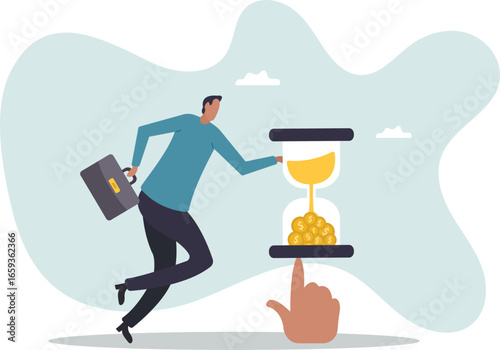 Time is money, long term investment to gain profit earning, interest rate return from savings,about a man and his life.