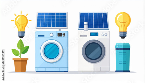  Eco Home Appliance Icons