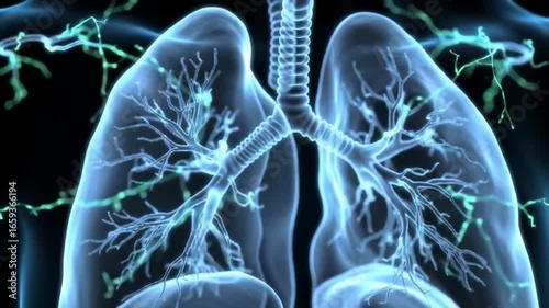 x ray of a human chest