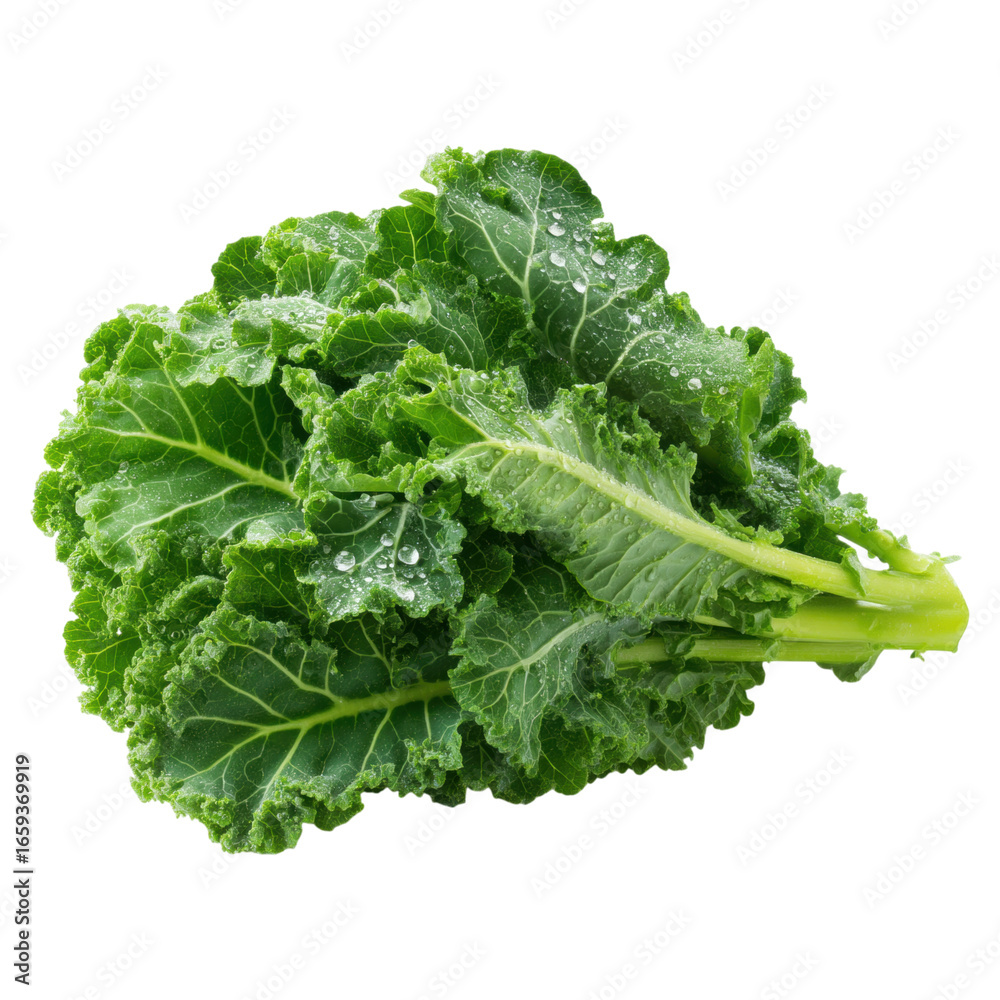 Fresh Green Kale Bundle with Water Droplets and Vibrant Leaf Texture for Healthy Cooking Fresh Green Kale Bundle with Water Droplets and Vibrant Leaf Texture for Healthy Cooking