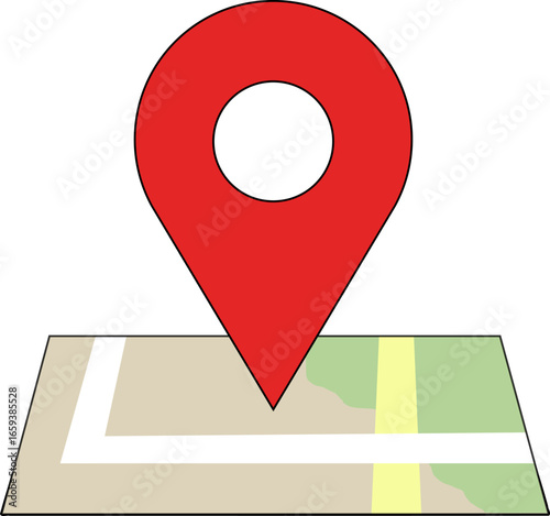 Location Pin Icon Vector Illustration