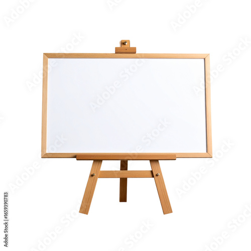 Easel White Board isolated