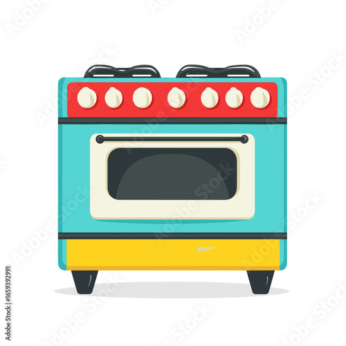 Oven appliance oven illustration vector
