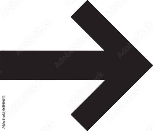 Right Arrow Icon – Directional Navigation Symbol