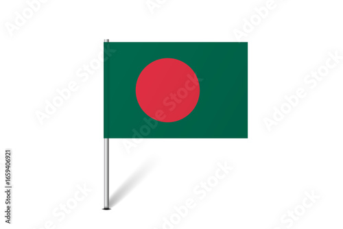 Bangladesh flag - map pin flag representing a country cultural identity and heritage. The essence of national pride and unity. Map pin flag stuck in a white background Free Download Bangladesh flag - map pin flag representing a country cultural identity and heritage. The essence of national pride and unity. Map pin flag stuck in a white background - GFXLoad