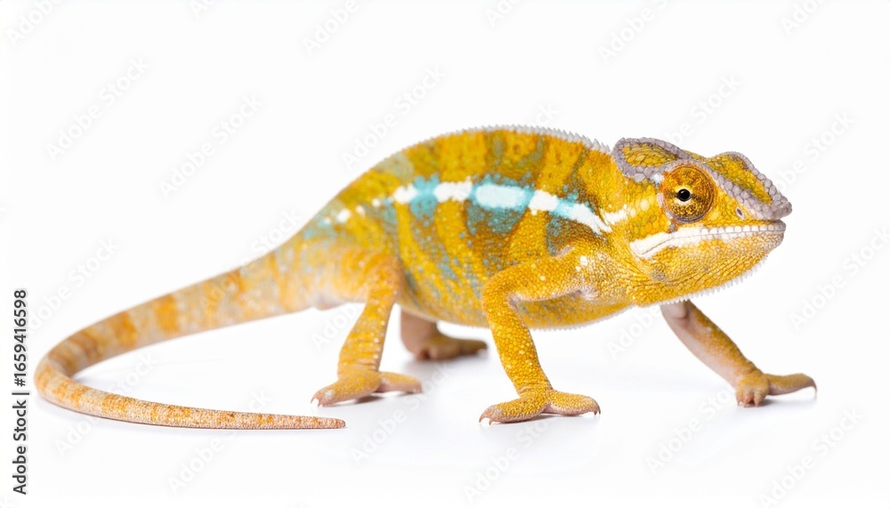 Obraz premium lizard on white