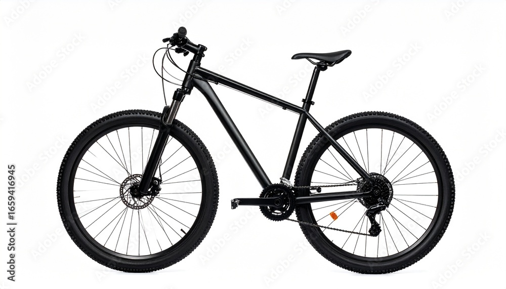 Fototapeta premium bicycle isolated on white background
