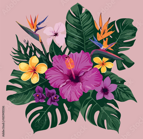 bouquet of pink flowers