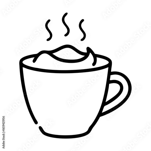 Bakery & Desserts cup of hot chocolate icon transparent background