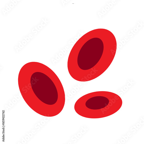 red bllod cells isolated on white background red blood cells science healthcare biology blood cells.eps
