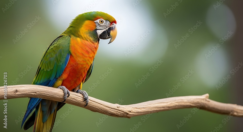 Fototapeta premium blue and yellow macaw
