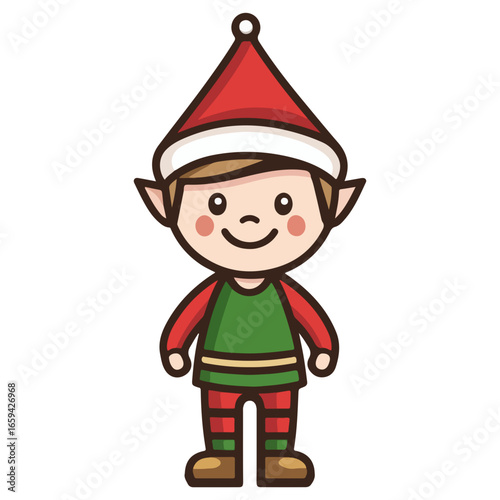 christmas elf, elf, christmas, festival, vector, transparent background, xmas, isolated, december, season, celebration, icon, leprechaun
