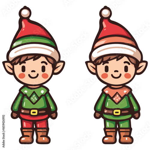 christmas elfs, elfs, christmas, festival, vector, transparent background, xmas, december, season, celebration, icon, leprechaun